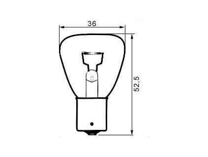 autožárovka 24V/45W