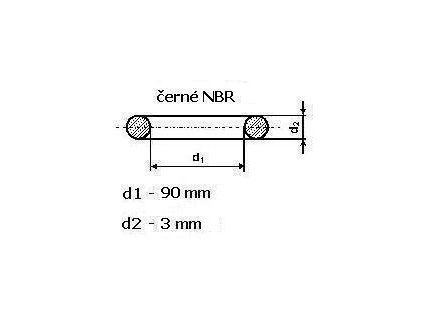 kroužekO 90x3 před.náb.T815/T2