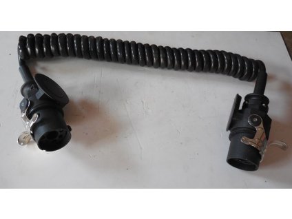 kabel el.spirálový ABS s konc.4m
