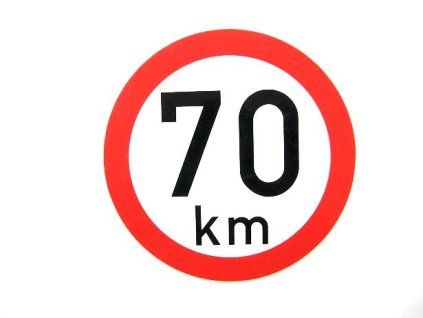 značka samolepící 70 pr.200mm