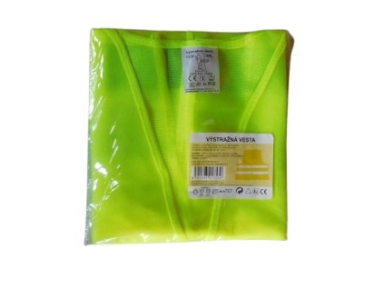 vesta výstražná řidiče žluto/zelená