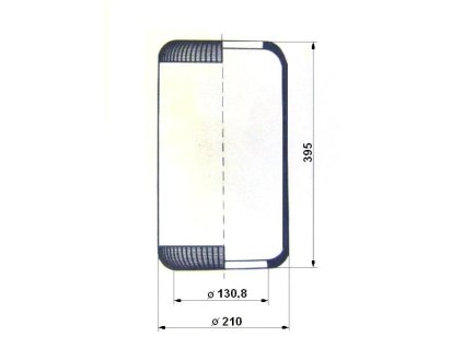 vlnovec-guma MAN/SCANIA/DAF/IVECO