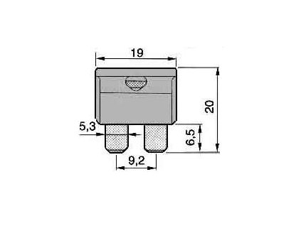 pojistka nožová 30A