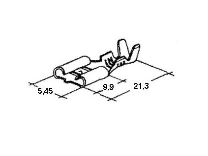 konektor dutinka 5,4(svorkov.)
