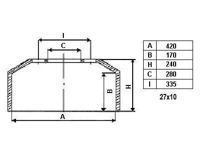 buben brzdový P+Z T815 CH