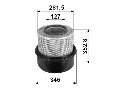 filtr-vložka vzduch.C29010 KIT