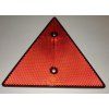 odrazka trojúhelník červený
