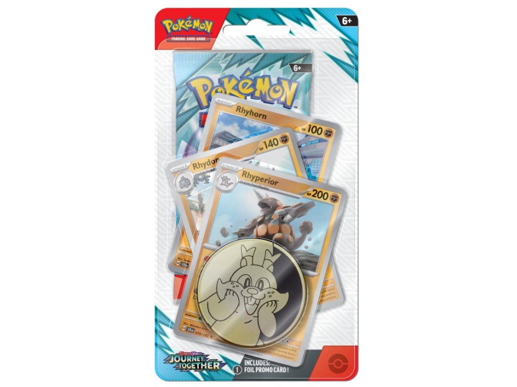 Pokémon TCG: SV09 Journey Together - Premium Checklane Blister Rhyperior