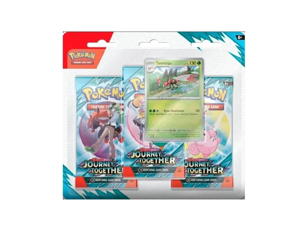 Pokémon Journey Together 3 Pack Blister - Yanmega