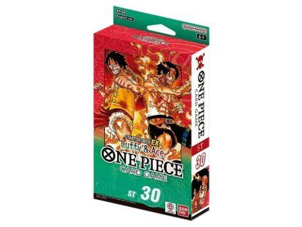 one piece tcg luffy ace starter deck ex st30
