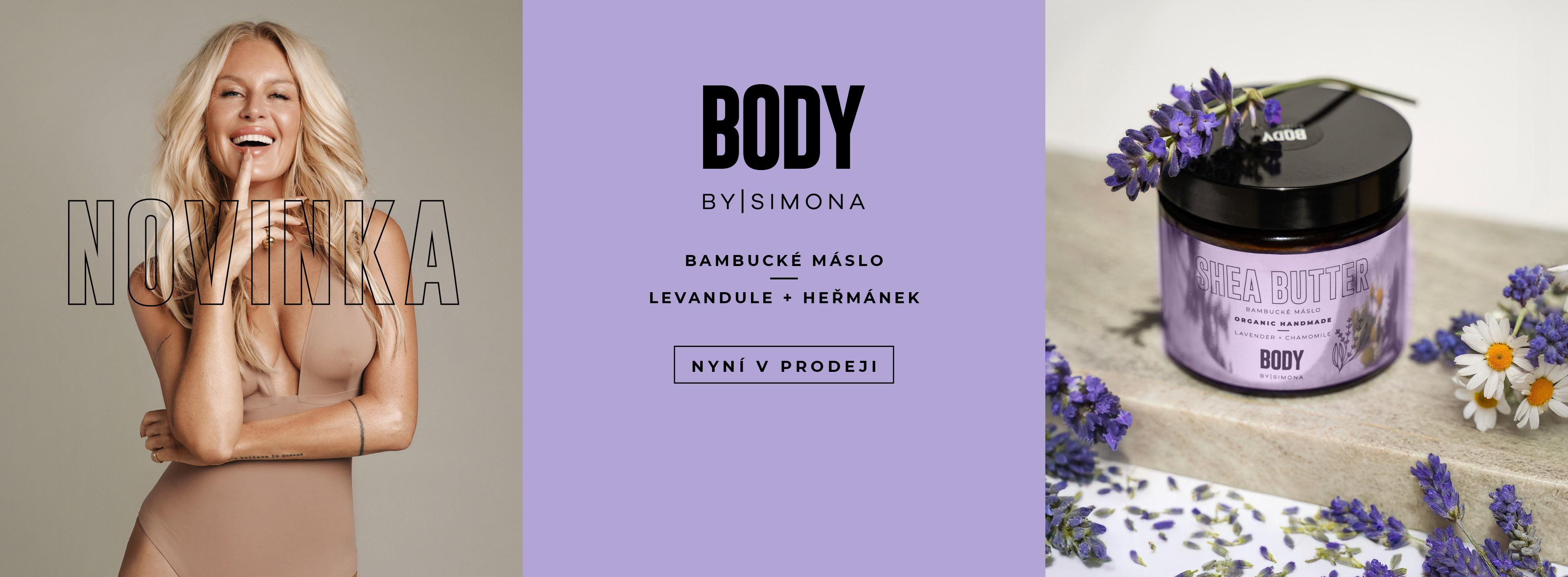 Bambucké máslo By Simona - levandule