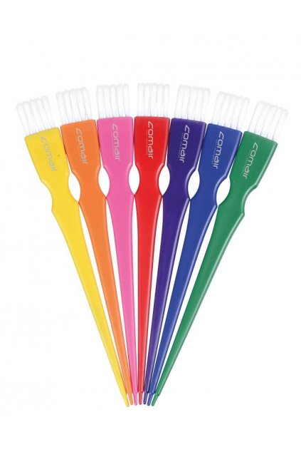 Štětec na barvení vlasů Rainbow mini 2cm s hedvábnými vlákny