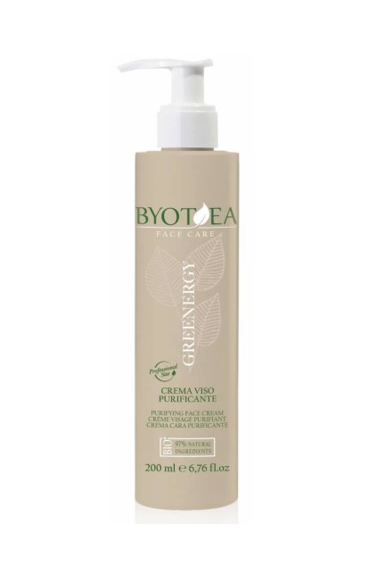 Byotea Greenergy Čistící krém professional hloubkově hydratuje, zjemňuje a vyhlazuje 200ml