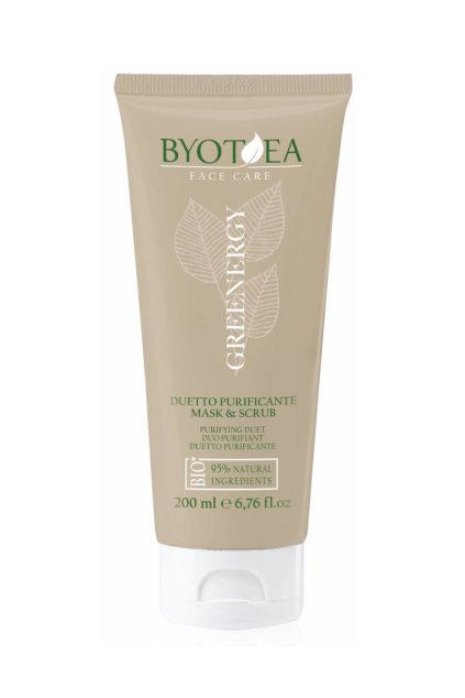 Byotea Greenergy Čistící DUO Maska & scrub regeneruje a čistí póry do hloubky 200ml