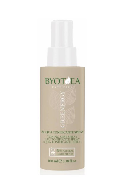 Byotea Greenergy Tonizační sprej hydratuje a stahuje póry, vyrovnává pH pleti 100ml