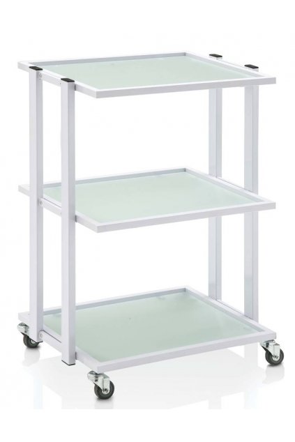 Kosmetický vozík PREMIUM 200, 3 police (Barva Bílá)