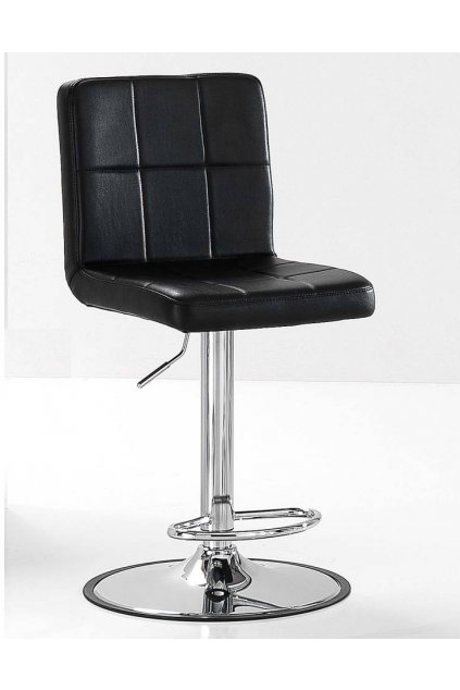Multifunkční židle HAIR HAPPY s opěrkou pro nohy (Barva Černá)