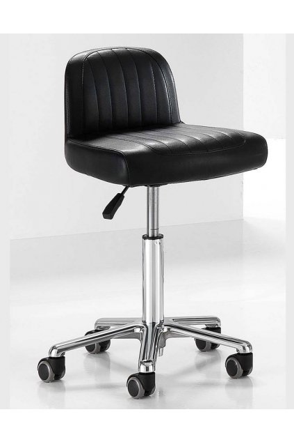 Multifunkční židle HAIR MADE chrom hvězdice (Barva Černá)