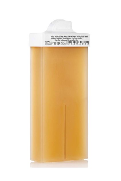 Xanitalia Epilační vosk MED přírodní s rostlinnými oleji, MINI ÚZKÝ s Roll-on hlavicí