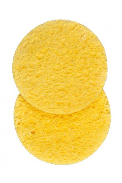 Čistící houbička na obličej kulatá 7,5cm 2ks