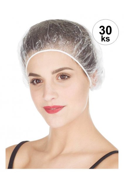 Čepice na trvalou 1balení/30pcs, sprchovací jednorázová na gumičku