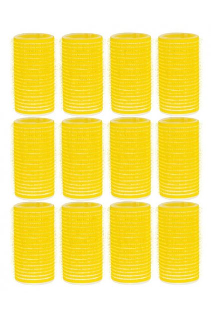 Natáčky suchý zip průměr 32mm žluté Xanitalia 12ks