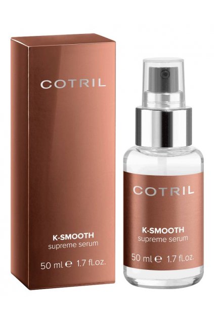 Cotril K-SMOOTH Supreme sérum okamžitě upravuje, uhlazuje a narovnává