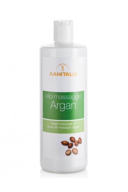 Xanitalia Masážní olej ARGAN proti únavě celého těla, zklidňující, hydratační 500ml