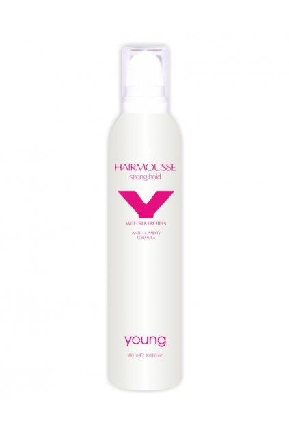 Young HAIR MOUSSE Pěnové tužidlo silné, pro objem a lesk, proti krepatění 300ml