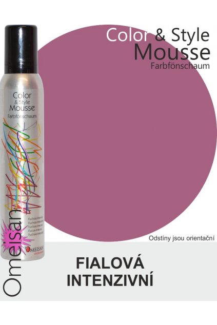 Omeisan Barevná pěna tužící Violett Intensiv 200ml Fialová intenzivní