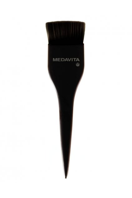 Štětec Pincel pro pečující přípravky, velké (husté) štětiny, černý matný Medavita