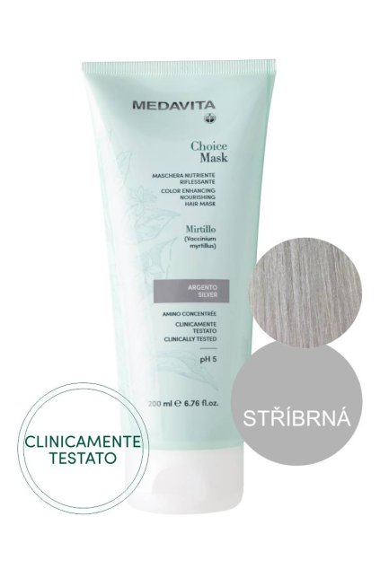 Medavita CHOICE barvicí maska, zvýrazňuje přírodní i kosmetickou barvu 200ml