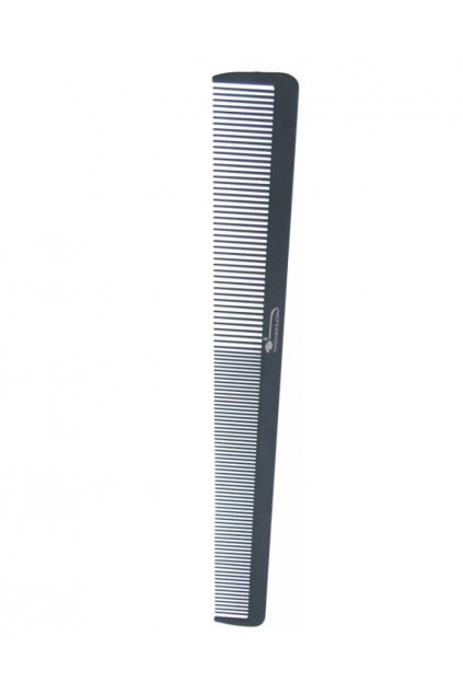 Hřeben DELRIN POM dlouhý, výrazné rozšíření, řídký/hustý 20,2cm