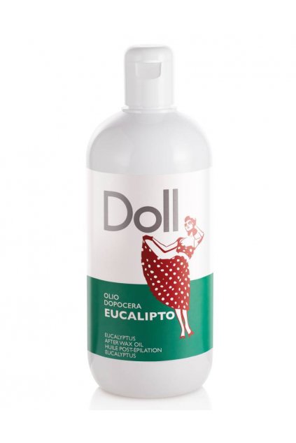 Doll Olej po epilaci EUKALYPTUS šetrně čistí, extrémně jemný, osvěžující 500ml