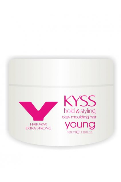 Young KYSS Vosk extra silný modelovací, na mokré i suché vlasy 100ml