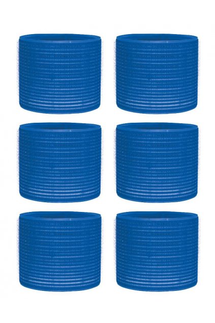 Natáčky suchý zip průměr 78mm modré tmavé Xanitalia 6pcs