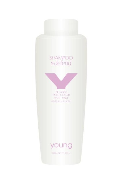 Young Y-DEFEND Šampon pro barvené vlasy s kyselým pH, quinoou a UV filtrem