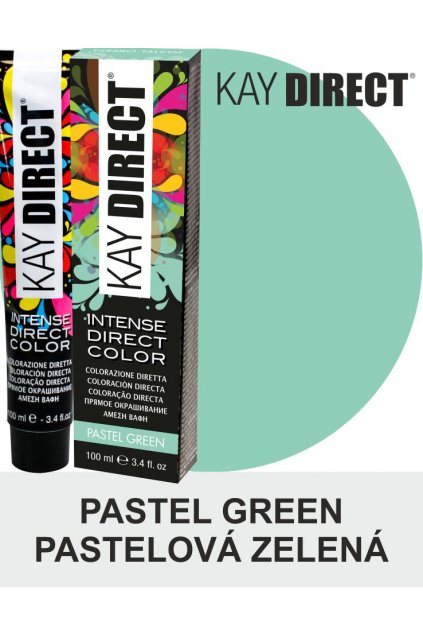 Kay Direct barva na vlasy Pastel Green Pastelová zelená 100ml