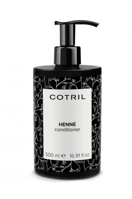 Cotril HENNÉ Balzám s rostlinnými výtažky pro hydtataci a lesk a pro udržení efektu henna 500ml