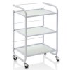 Kosmetický vozík PREMIUM 100, 3 police (Barva Bílá)