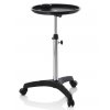 Servisní vozík ROUND nastavitelná výška (Barva Černá)