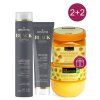 Akce 2+2 Medavita BLONDIE EXTRA COOL šampon, maska +ZDARMA IDC mango tělový peeling a krém