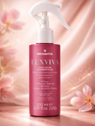 ✨ Okamžitý lesk pro barvené vlasy ✨ Medavita LUXVIVA Shimmer Fluid dodá vlasům oslnivý zářivý lesk už po prvním použití 💎...