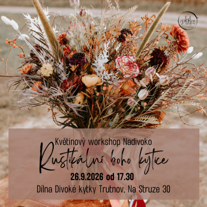 WS Rustikální boho kytice