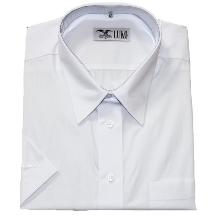 Košile krátký rukáv - bílá