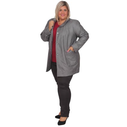 Šarlota kabátek šedý