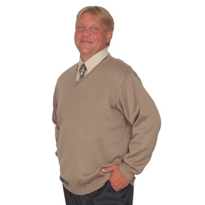 Alex svetr tmavě béžový