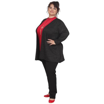 Karla kardigan černý melír