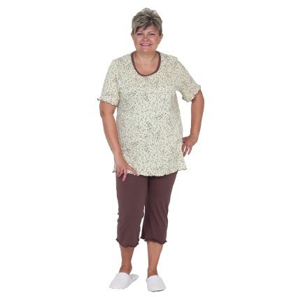 Elis pyžamo žluté krátké