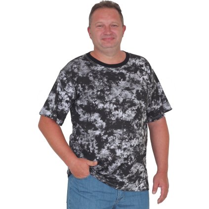 Triko krátký rukáv černá s bílou